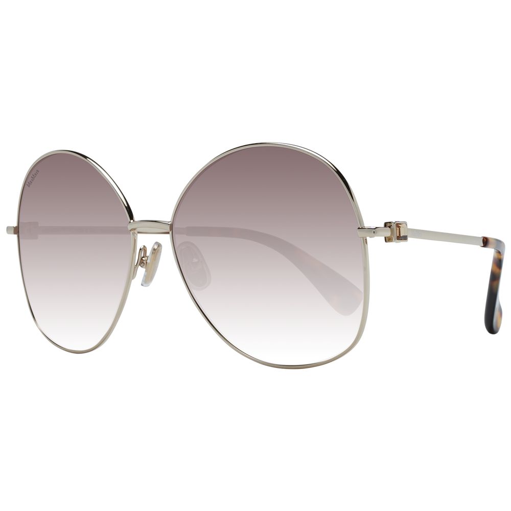 Max Mara Sonnenbrille aus Goldmetall