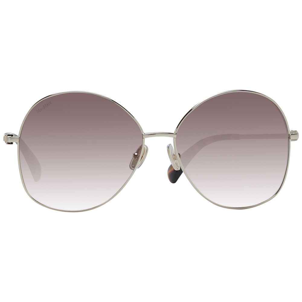 Max Mara Sonnenbrille aus Goldmetall