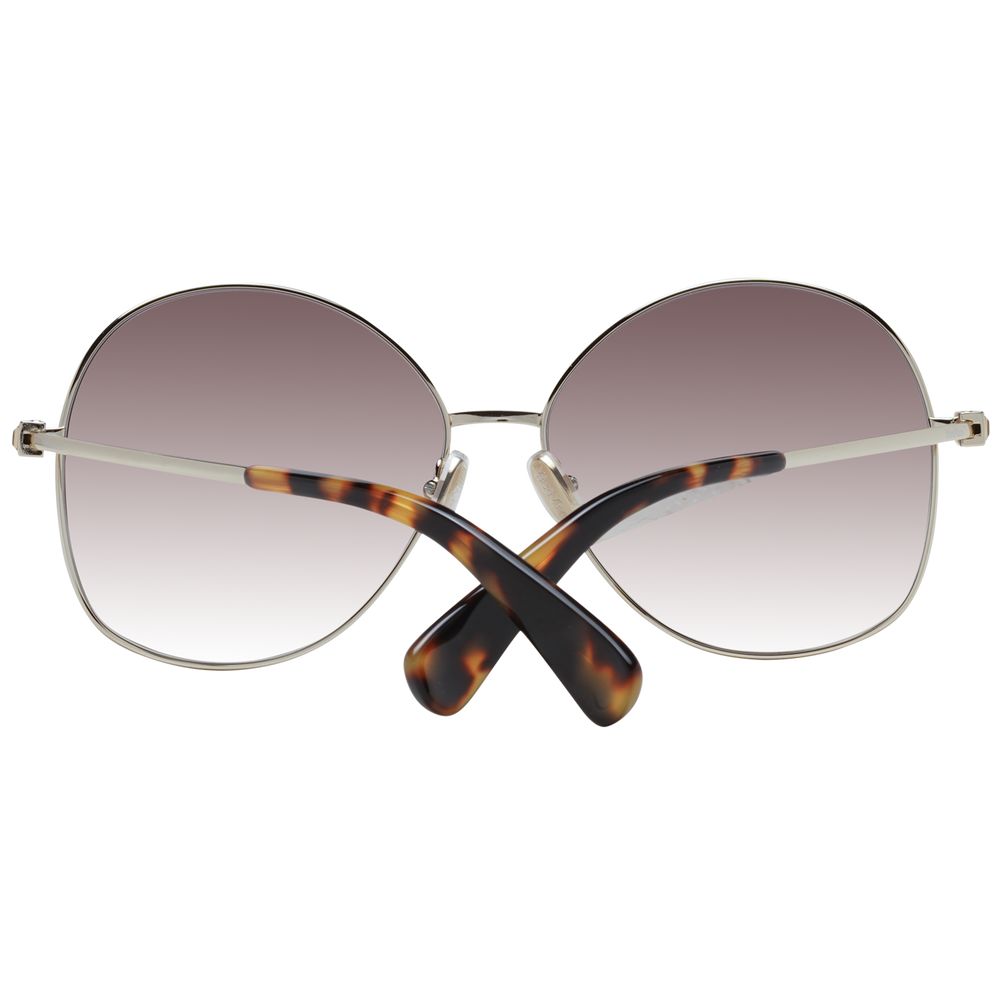 Max Mara Sonnenbrille aus Goldmetall