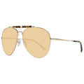 Sonnenbrille aus Goldmetall