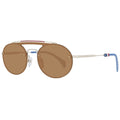 Sonnenbrille aus Goldmetall & Kunststoff