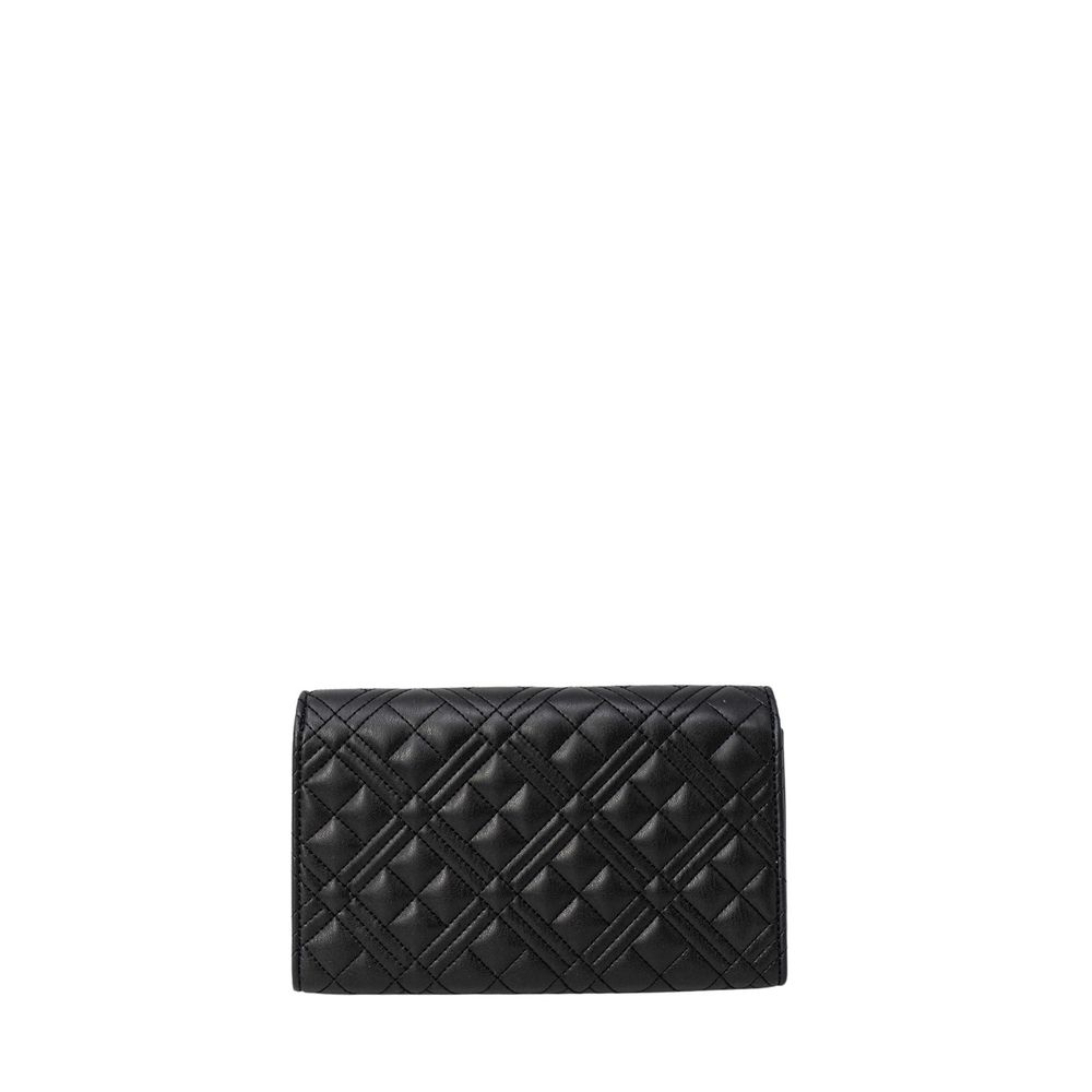 Love Moschino Schwarze Handtasche aus Polyethylen