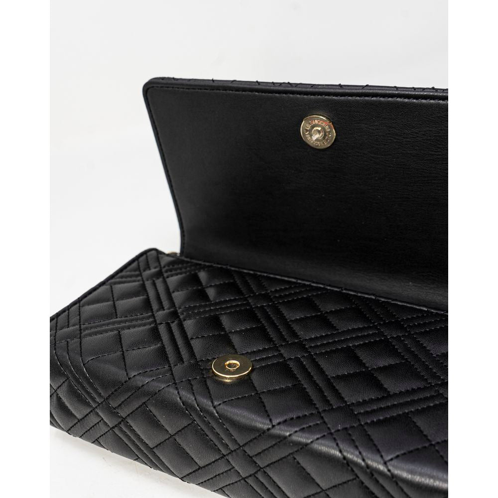 Love Moschino Schwarze Handtasche aus Polyethylen