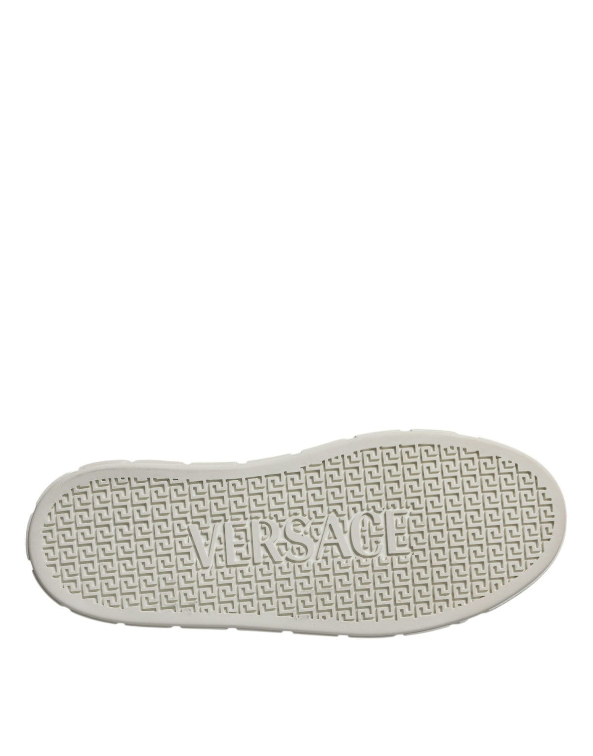 Versace Weiß Braun Greca Print TPU Low Top Männer Turnschuhe Schuhe