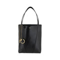 Chloé Schwarze Bos Taurus Kalbsleder Schultertasche