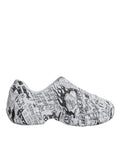 Dolce & Gabbana Weiß Schwarz Graffiti Daymaster Turnschuhe Schuhe