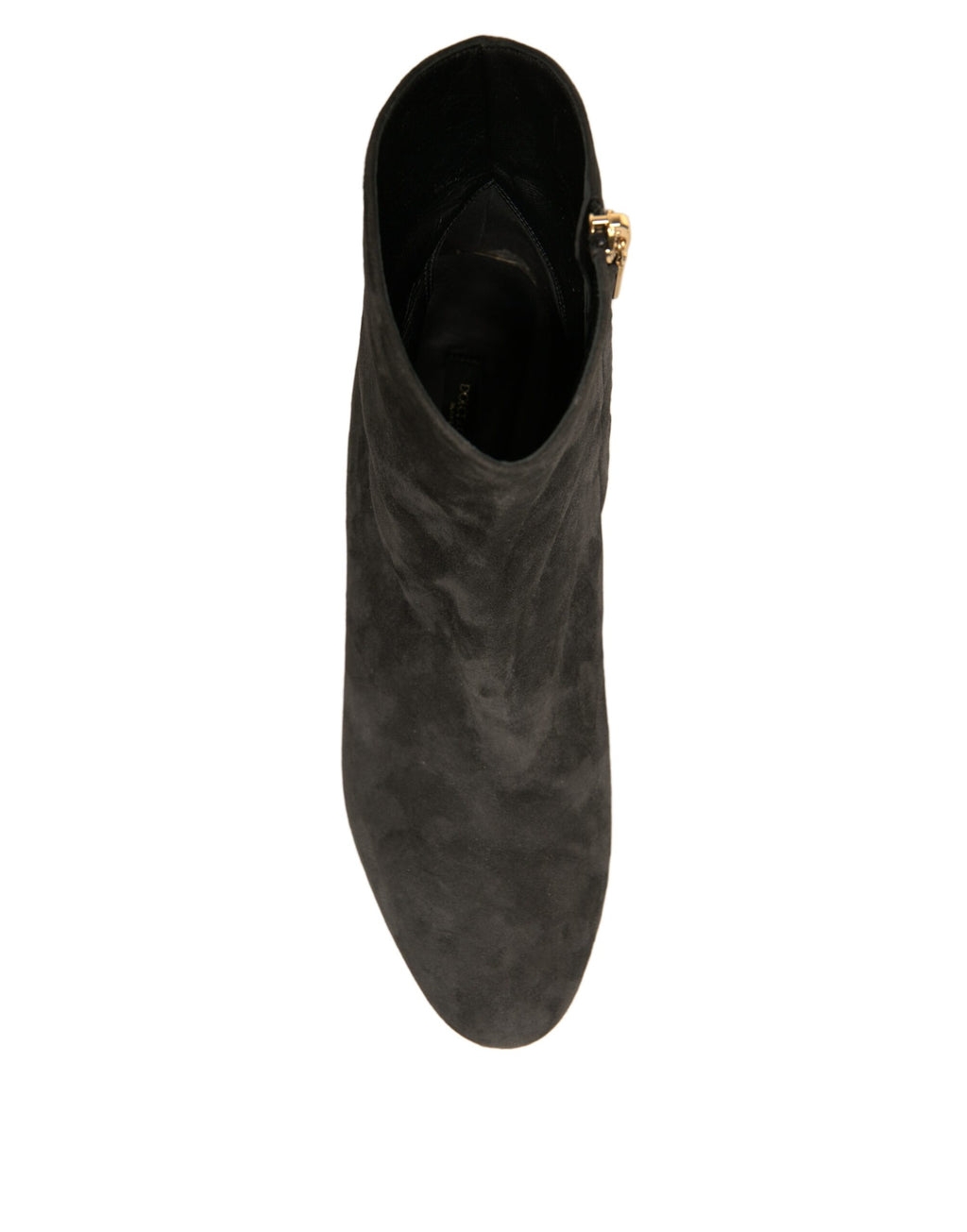 Dolce & Gabbana Schwarze verschönerte Absatzstiefel Schuhe