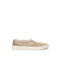 Dior Beige Leder Slipper-Loafer