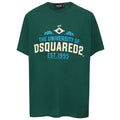 Dsquared² Grünes Baumwoll-T-Shirt