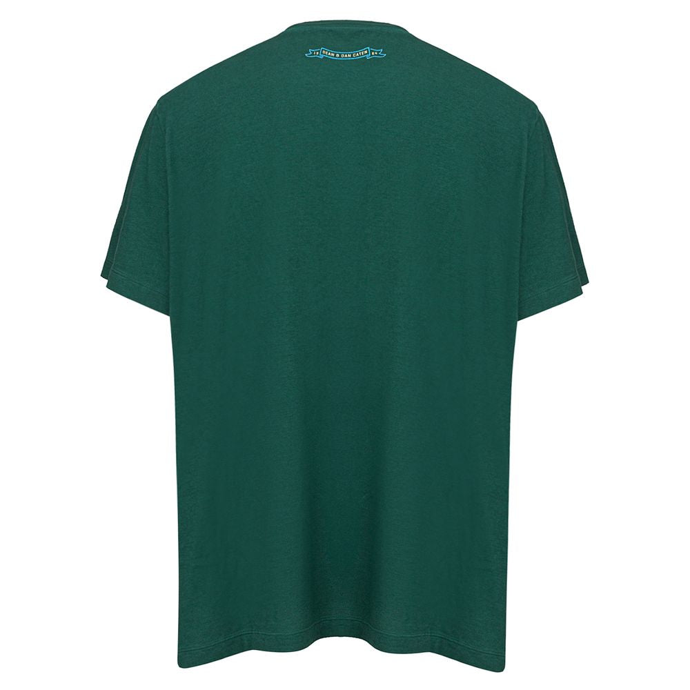 Dsquared² Grünes Baumwoll-T-Shirt
