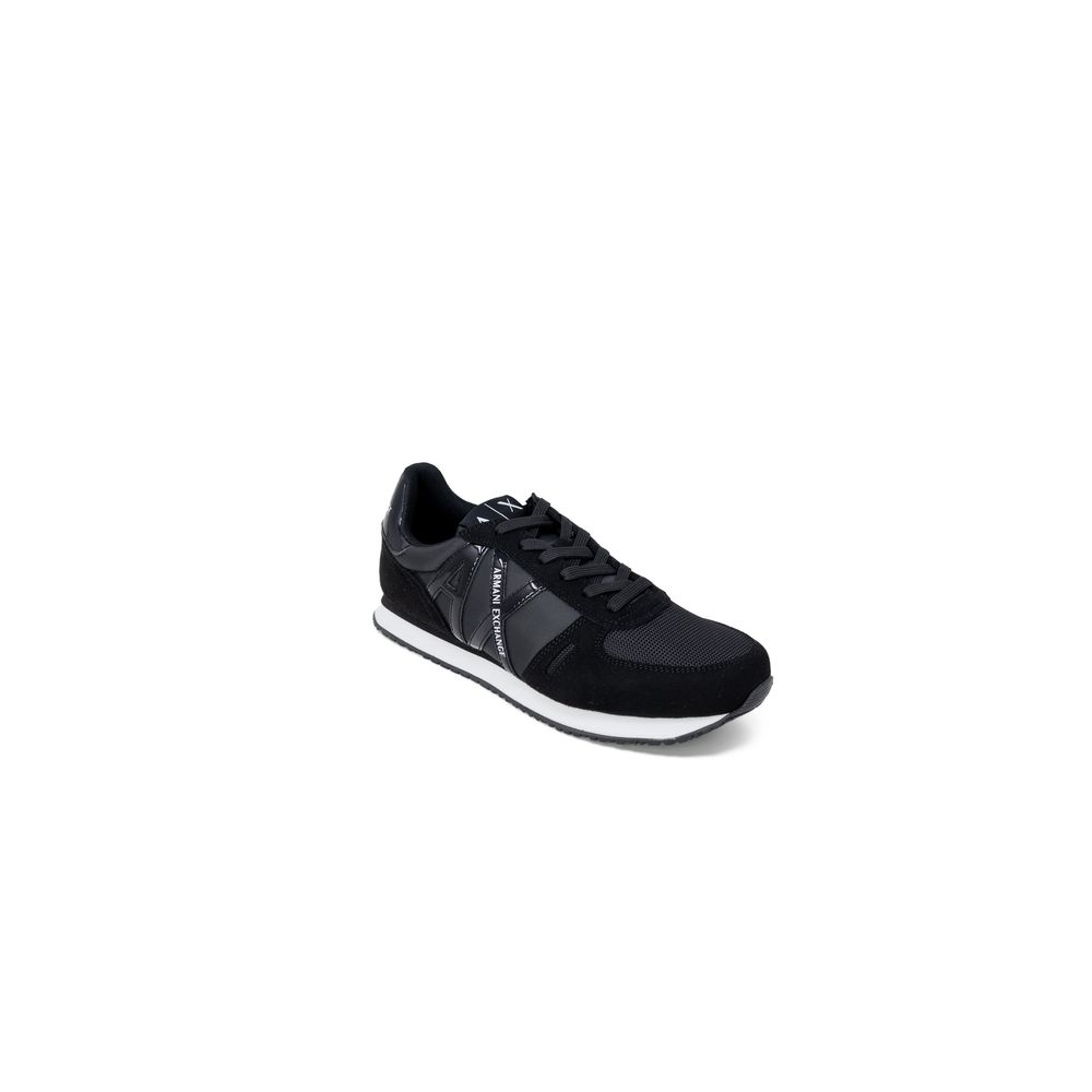 Armani Exchange Schwarze Sneaker aus Polyester für sportliche Looks