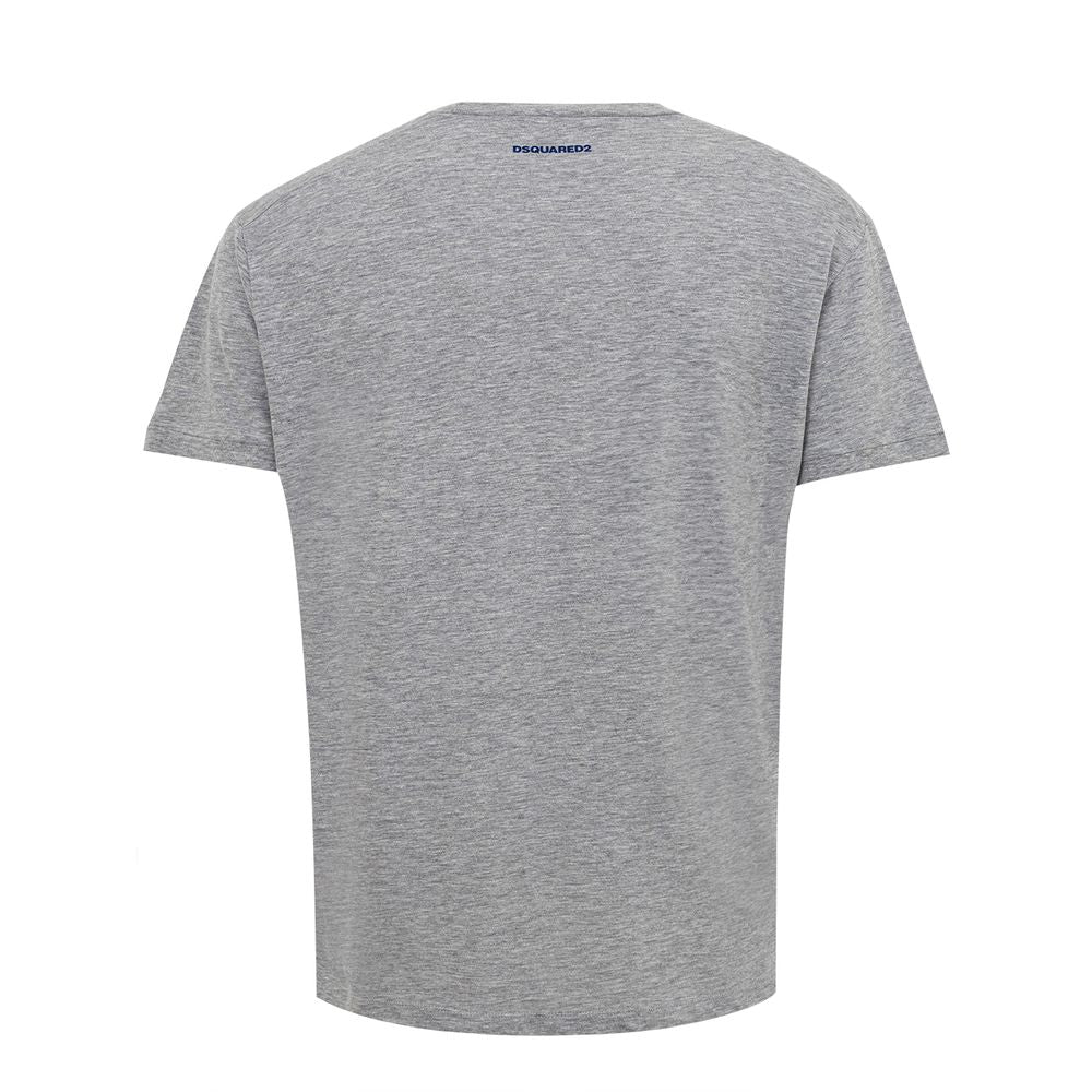Dsquared² Graues Baumwoll-T-Shirt