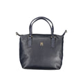 Blaue Polyester-Handtasche