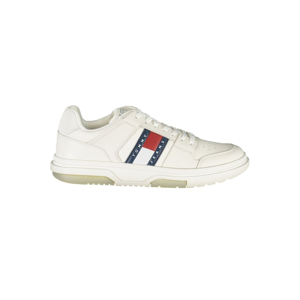Tommy Hilfiger Weißer Herren-Sneaker aus Polyurethan