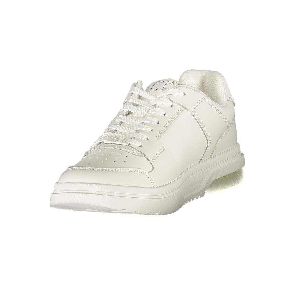 Tommy Hilfiger Weißer Herren-Sneaker aus Polyurethan