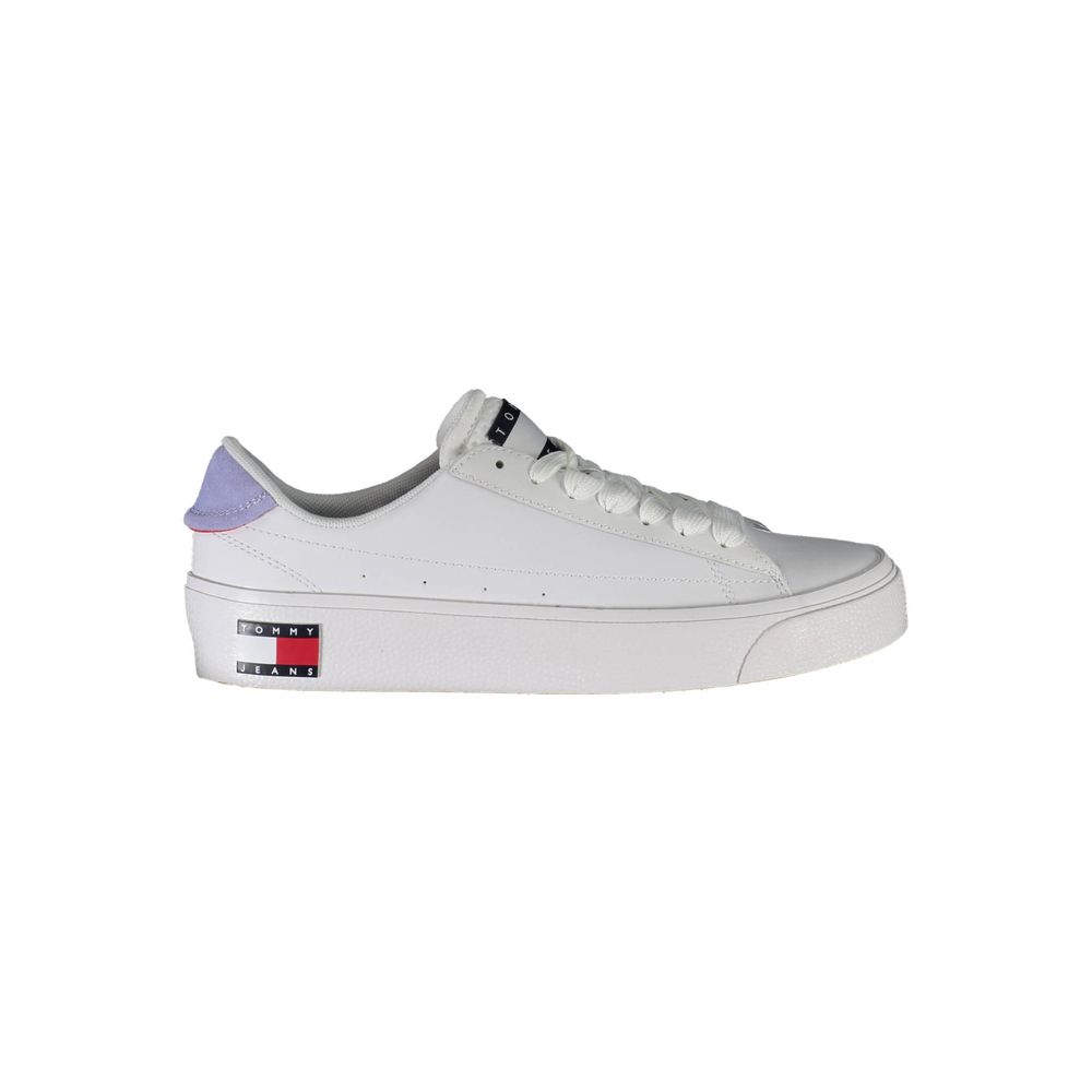 Tommy Hilfiger Sneaker aus weißem Stoff