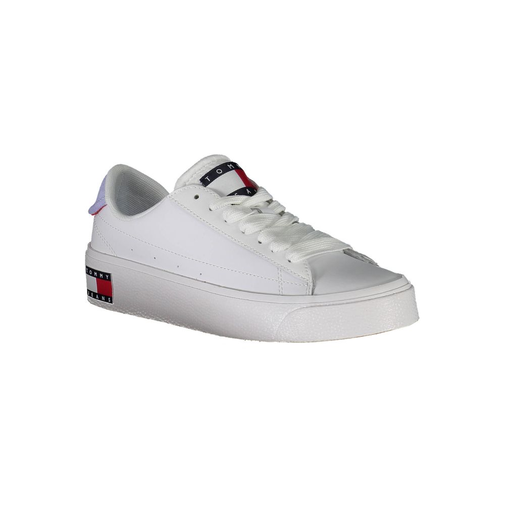 Tommy Hilfiger Sneaker aus weißem Stoff