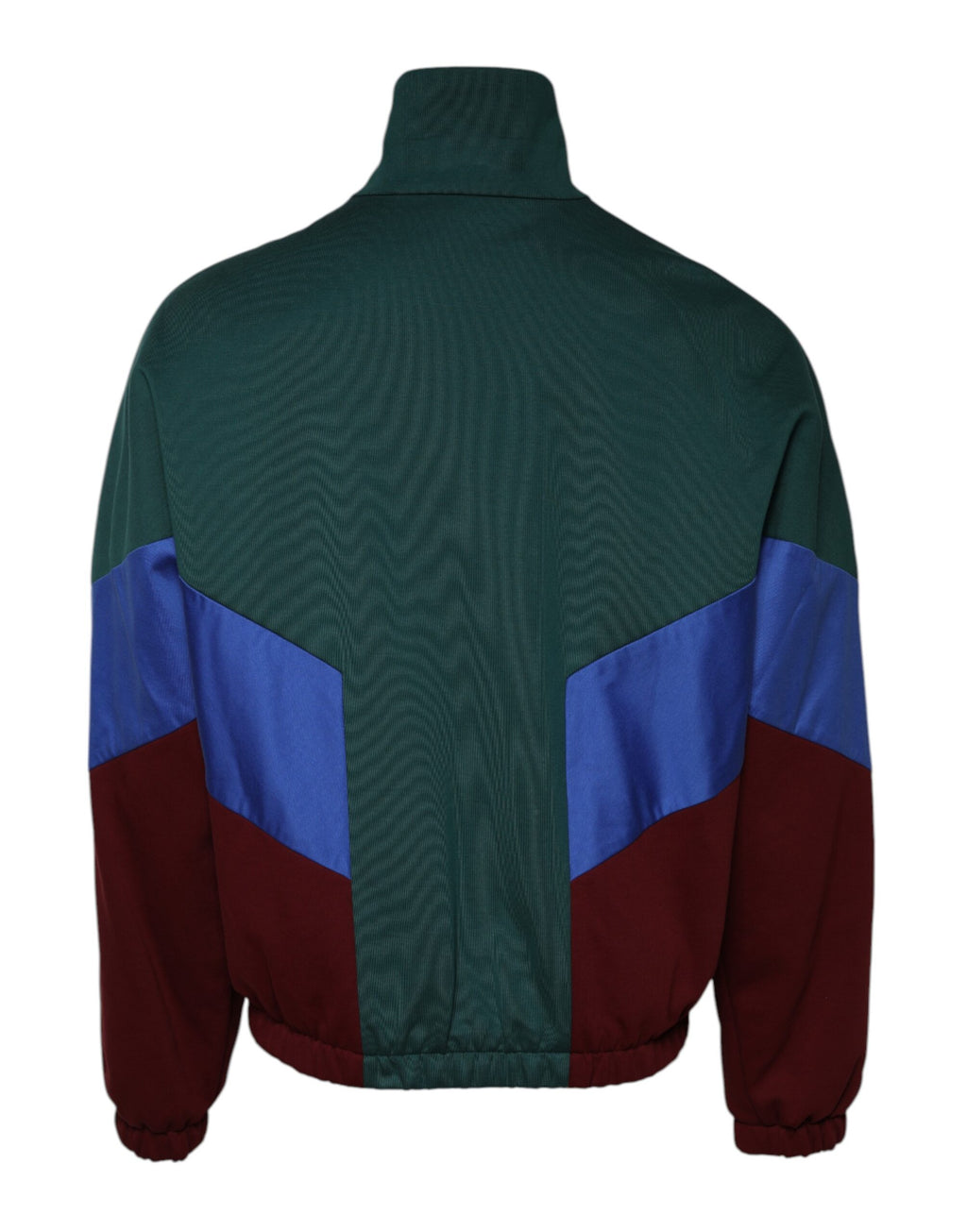 Dolce & Gabbana Multicolor Baumwolle Logo Full Zip Jacke