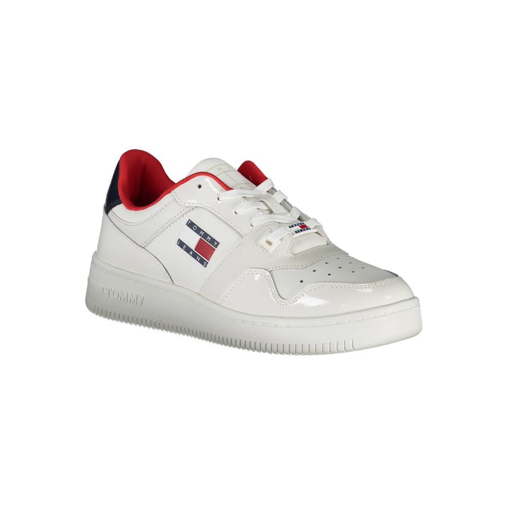 Tommy Hilfiger Sneaker aus weißem Stoff