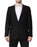 Dolce & Gabbana Dunkelblauer MARTINI Wollblazer Mantel Jacke
