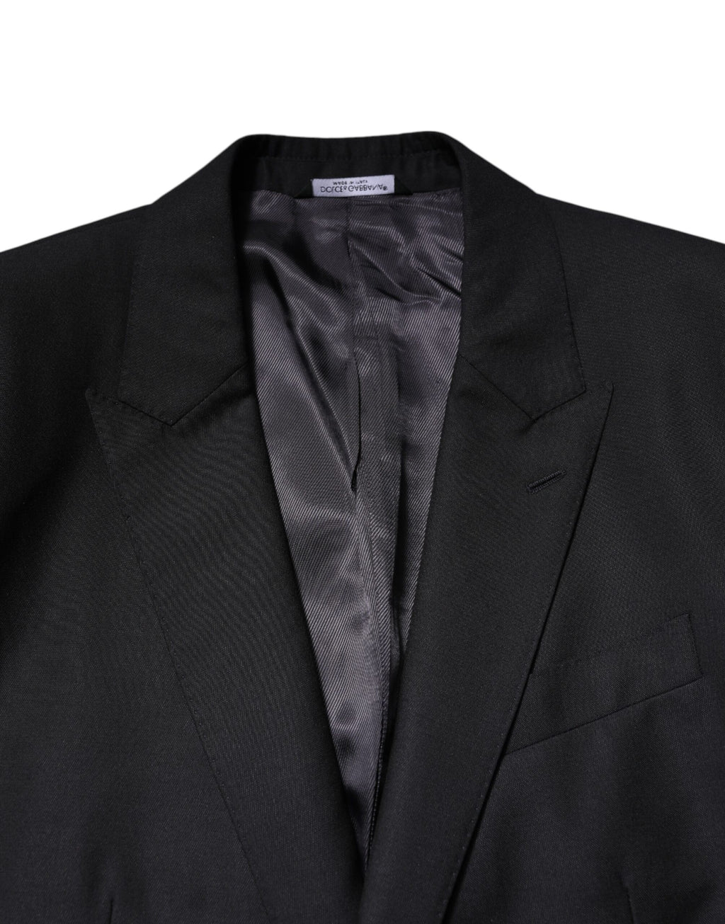 Dolce & Gabbana Dunkelblauer MARTINI Wollblazer Mantel Jacke