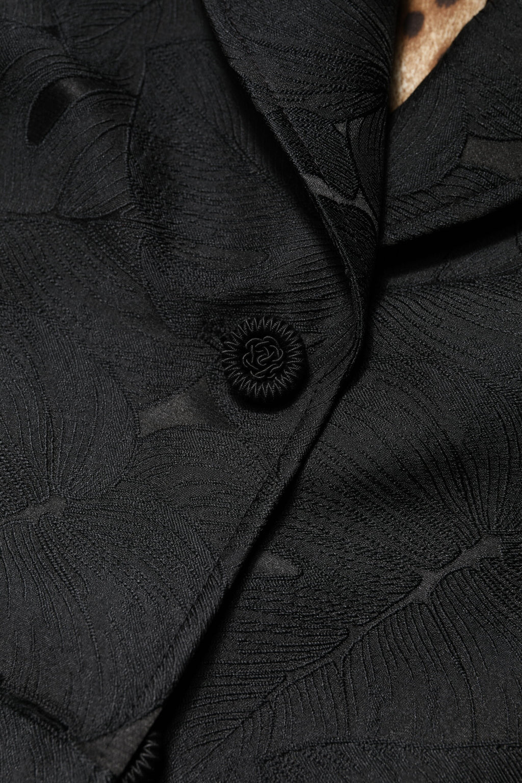 Dolce & Gabbana Schwarzer einreihiger Trenchcoat
