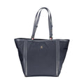 Blaue Polyester-Handtasche