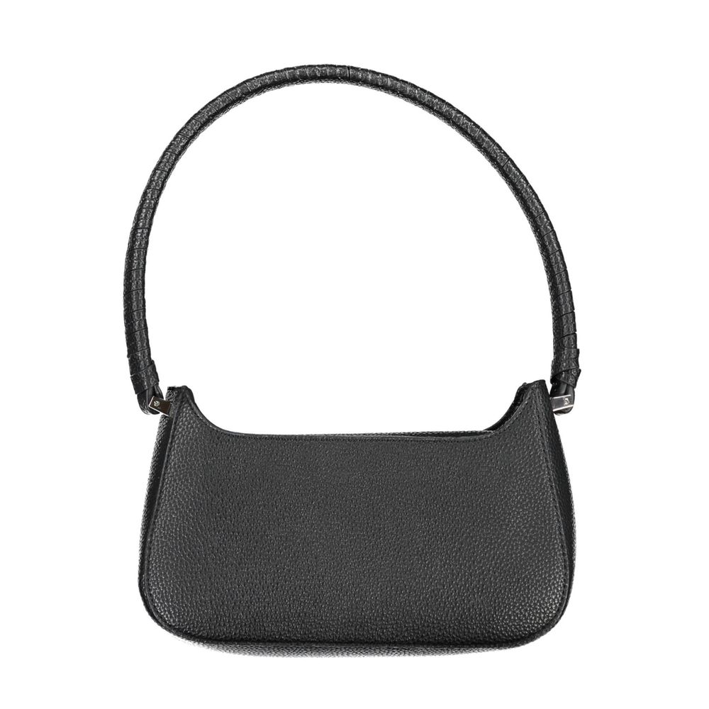 Tommy Hilfiger Schwarze Damen-Handtasche aus Polyurethan