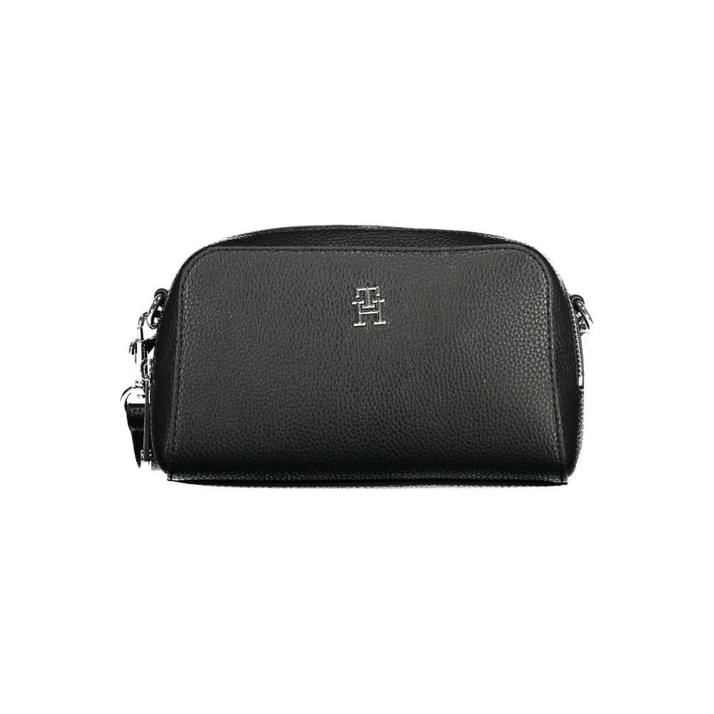 Tommy Hilfiger Nero Poliuretano Schultertasche für Damen