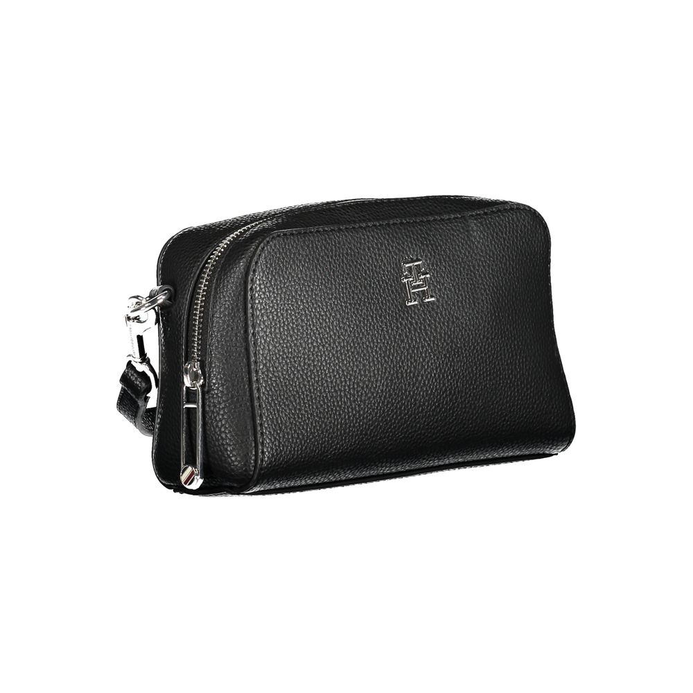 Tommy Hilfiger Nero Poliuretano Schultertasche für Damen