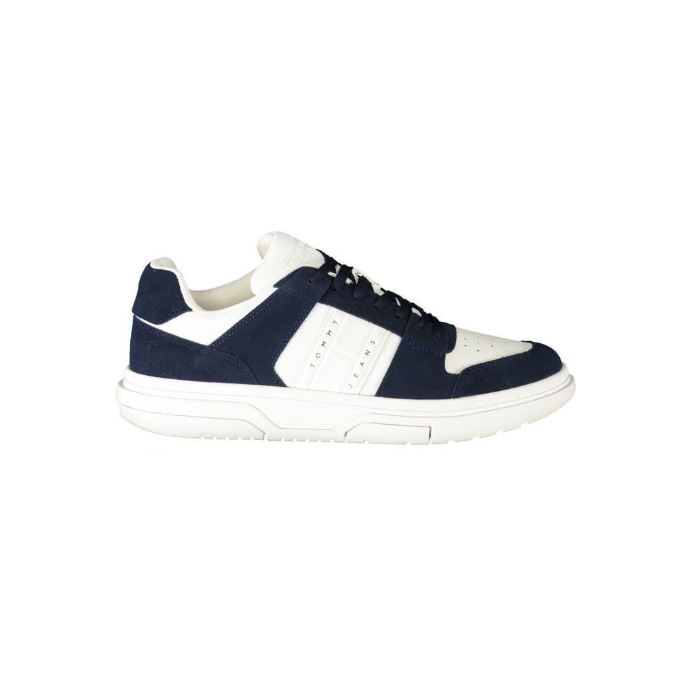 Blauer Herren-Sneaker aus Polyurethan