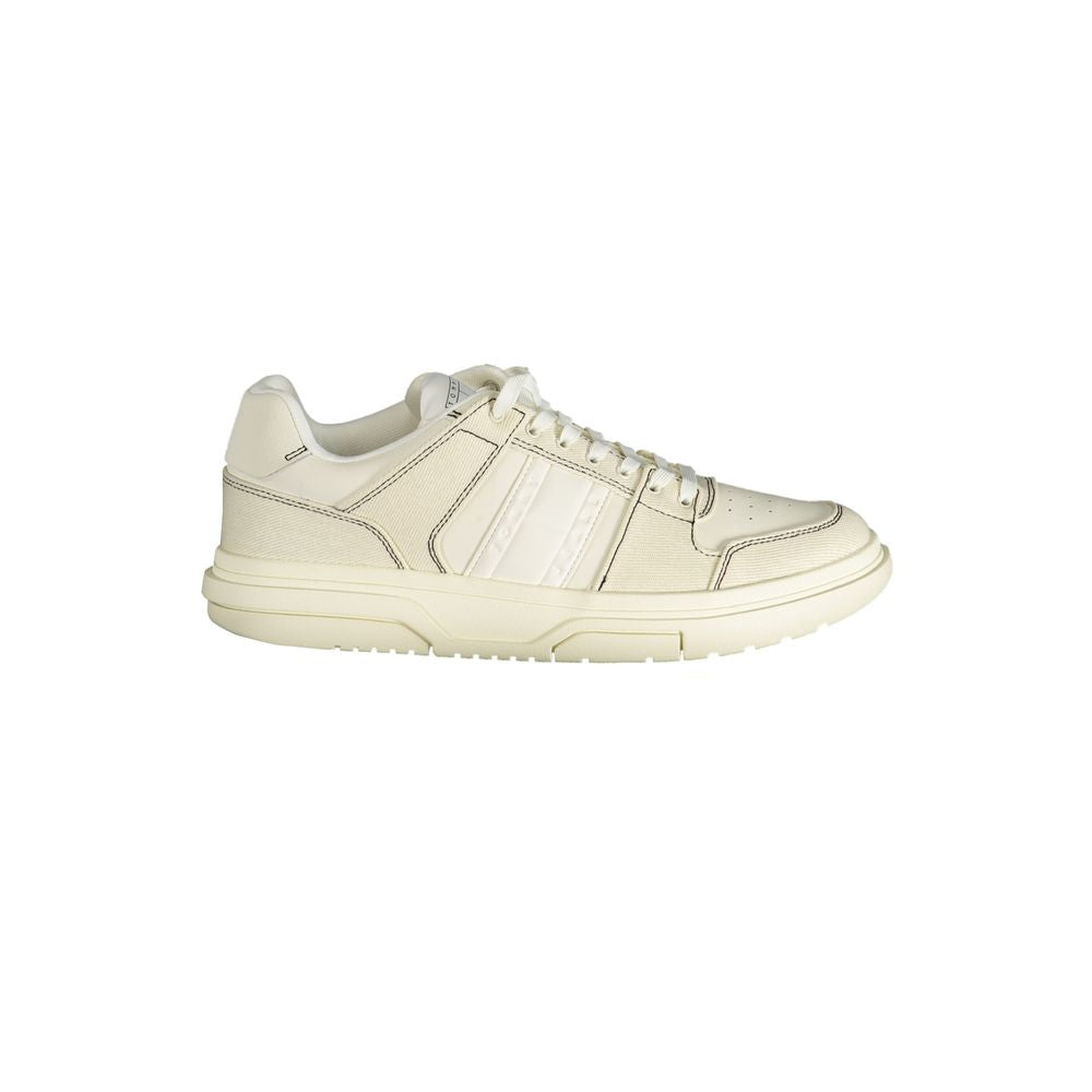 Tommy Hilfiger Weißer Herren-Sneaker aus Polyurethan