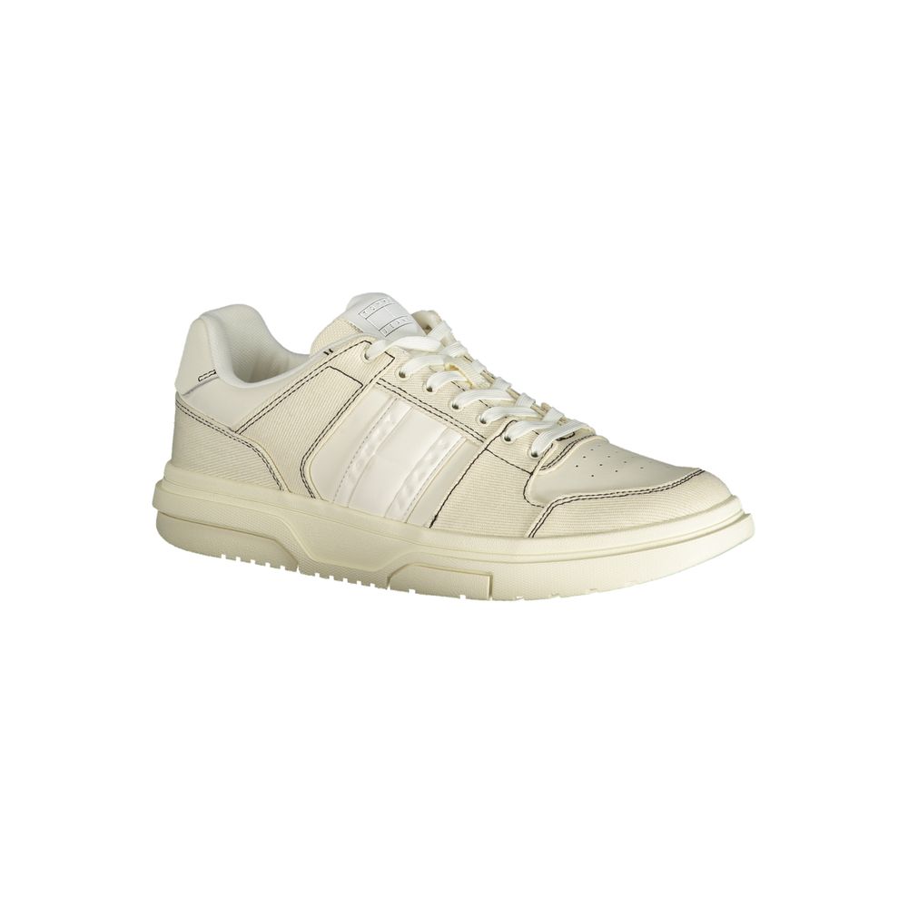 Tommy Hilfiger Weißer Herren-Sneaker aus Polyurethan