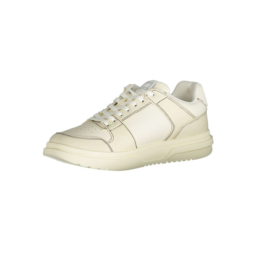Tommy Hilfiger Weißer Herren-Sneaker aus Polyurethan