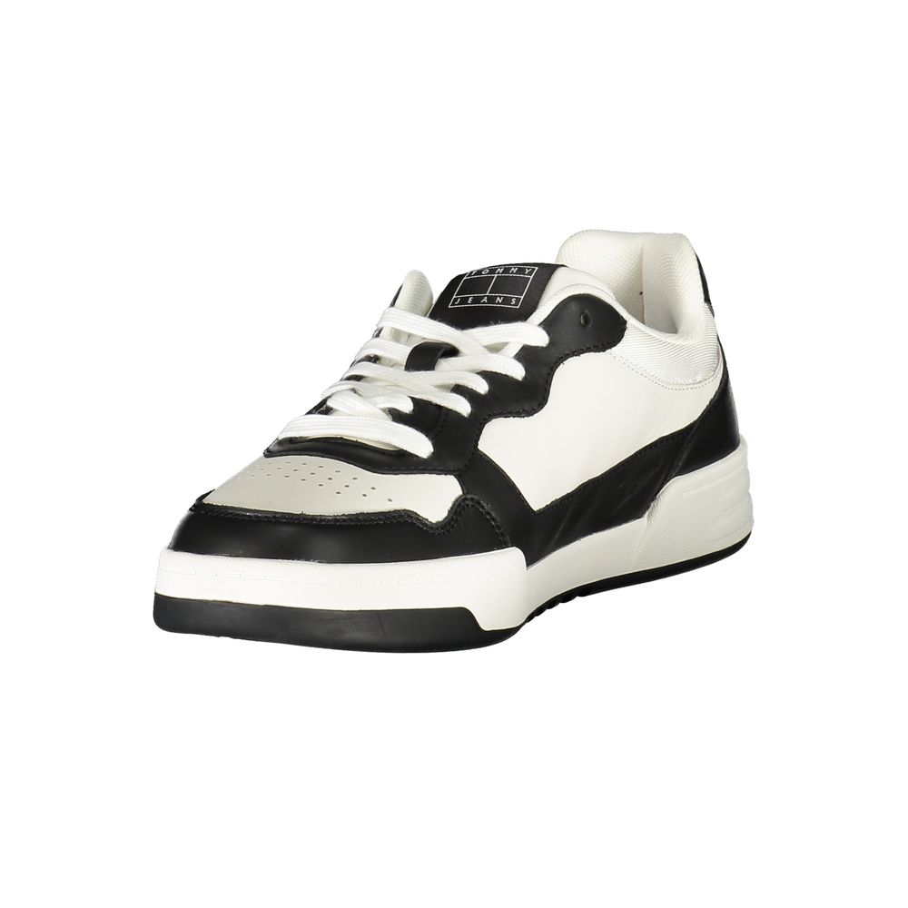 Tommy Hilfiger Schwarzer Sneaker aus Polyurethan für Herren