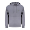 Blaues Herren-Kapuzensweatshirt aus Baumwolle