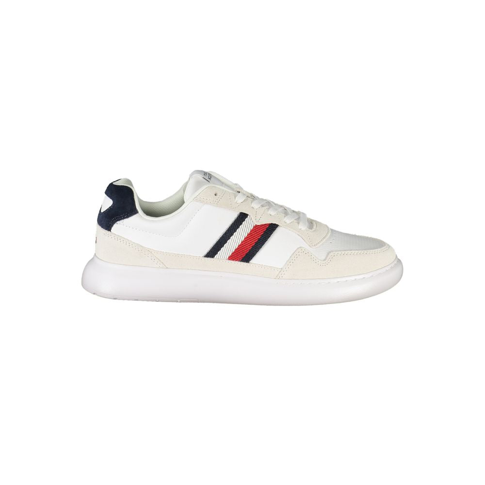 Tommy Hilfiger Weißer Herren-Sneaker aus Polyurethan