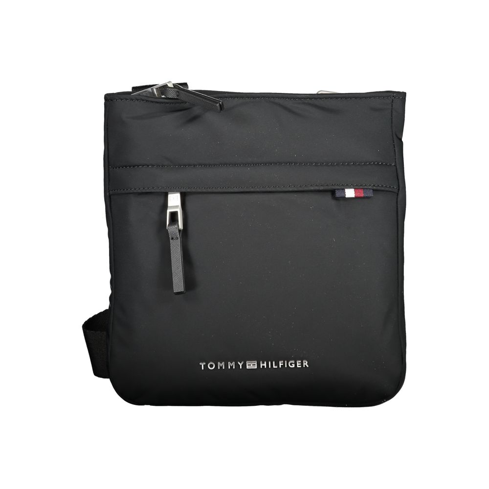 Tommy Hilfiger Schwarze Schultertasche aus Polyurethan für Damen