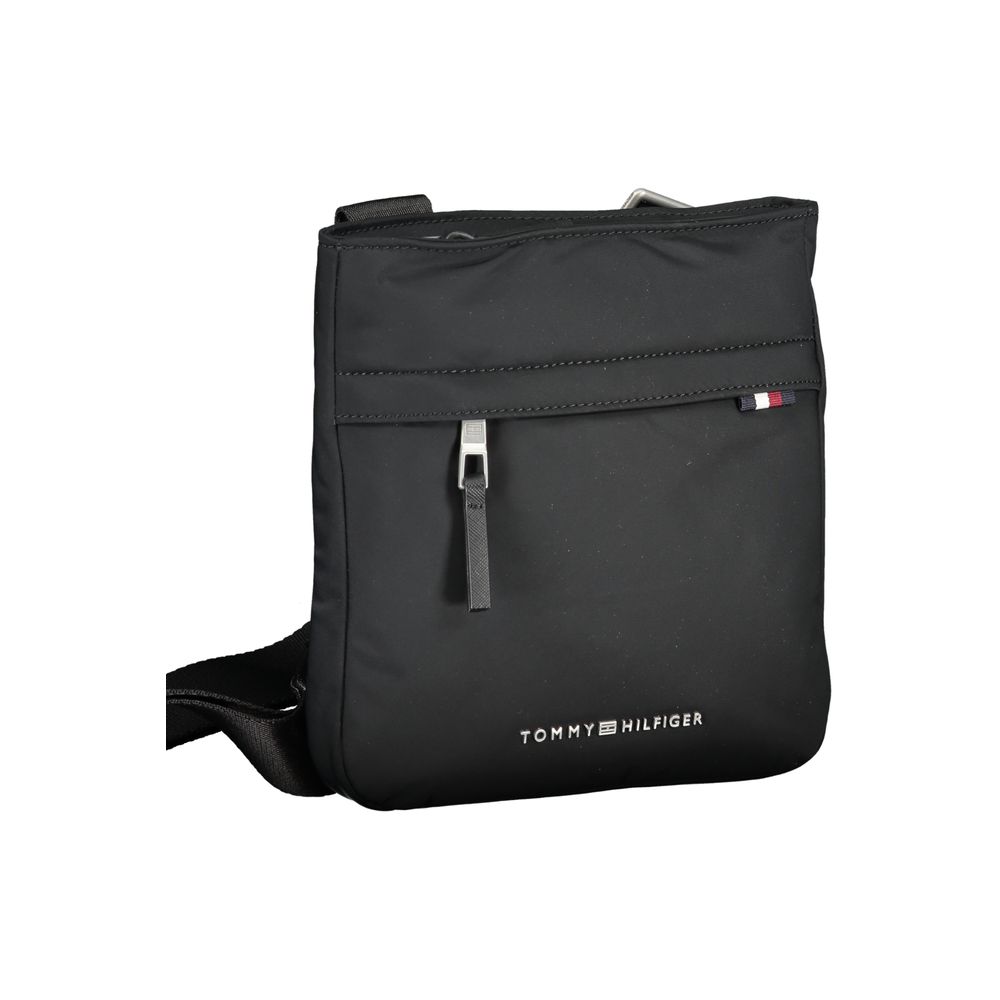 Tommy Hilfiger Schwarze Schultertasche aus Polyurethan für Damen