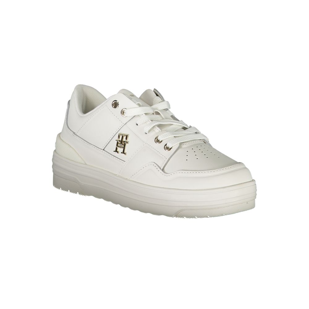 Weiße Leder-Sneaker für Damen