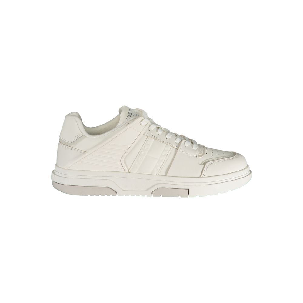 Tommy Hilfiger Bianco Polyurethan-Sneaker für Herren