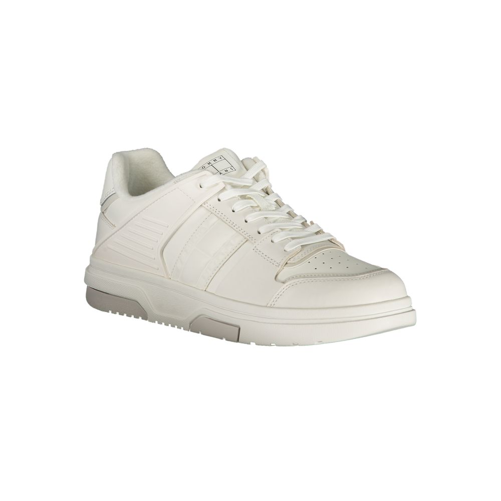Tommy Hilfiger Bianco Polyurethan-Sneaker für Herren