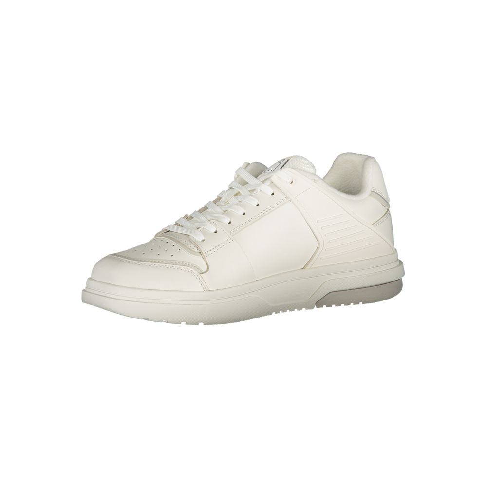 Tommy Hilfiger Bianco Polyurethan-Sneaker für Herren