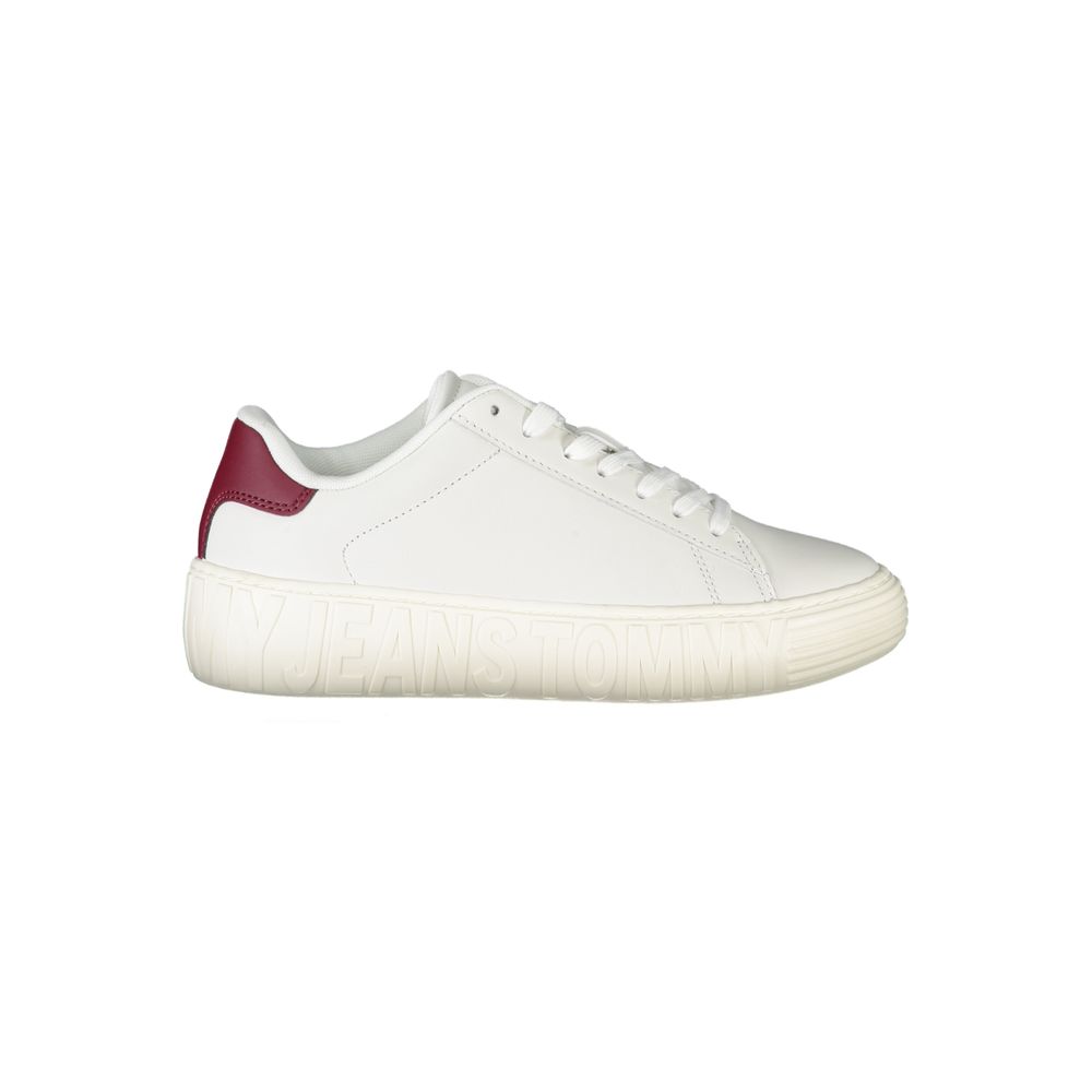 Weiße Leder-Sneaker für Damen