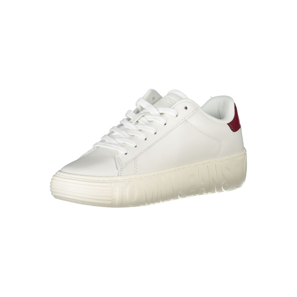 Weiße Leder-Sneaker für Damen
