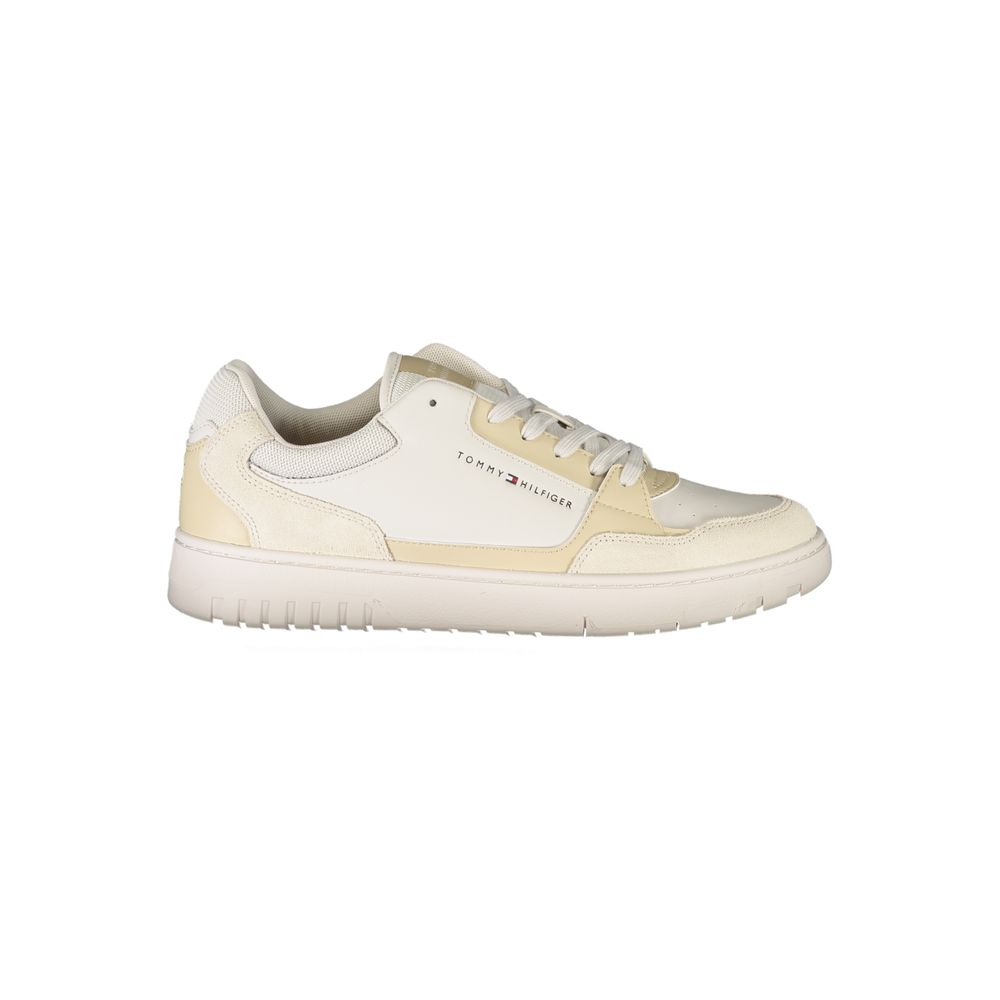 Beige Polyurethan-Sneaker für Herren
