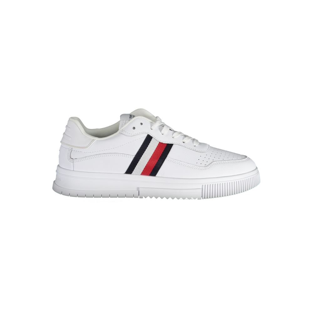 Weiße Leder-Sneaker für Herren