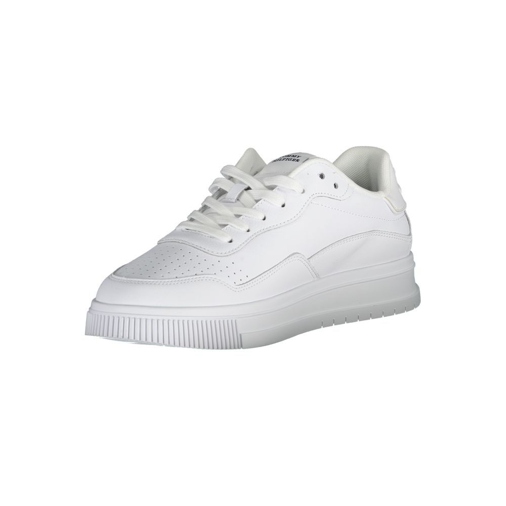 Weiße Leder-Sneaker für Herren