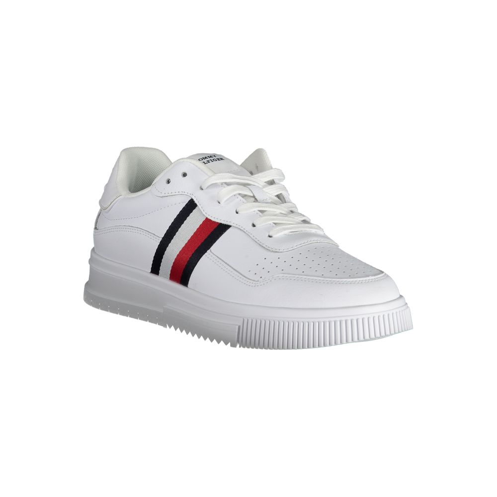 Weiße Leder-Sneaker für Herren