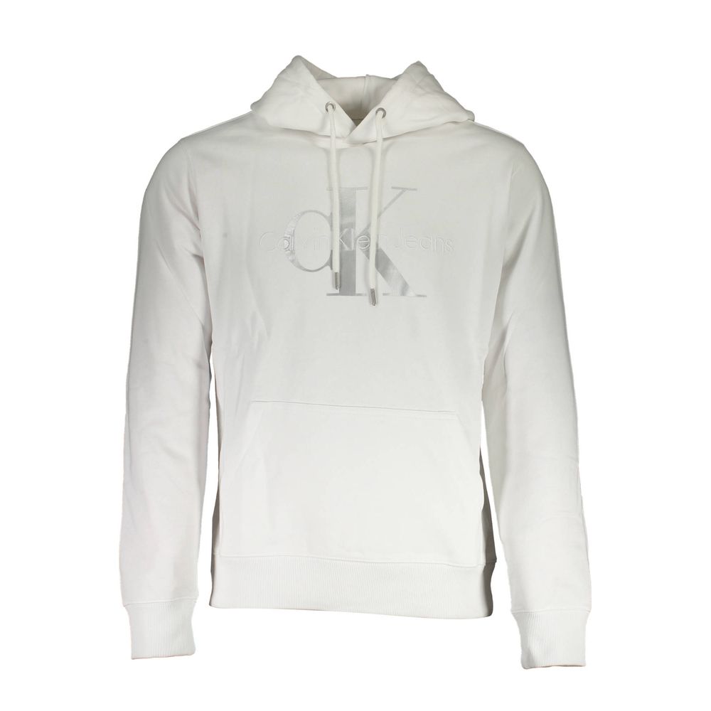 Weißer Herren-Pullover aus Baumwolle